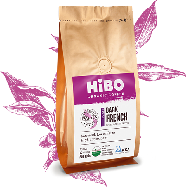 KKA HiBO Organic Coffee Dark French 1