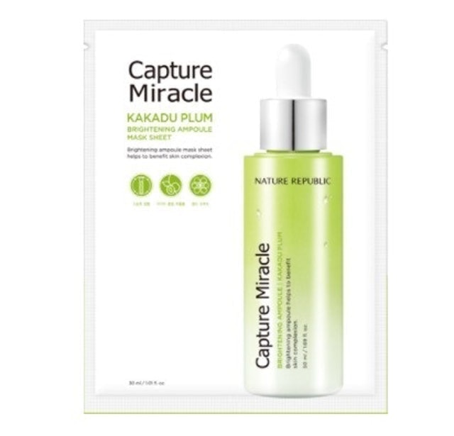 Nature Republic Capture Miracle Kakadu Plum Brightening Ampoule Mask Sheet 1