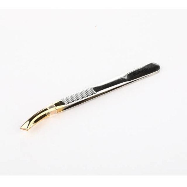 Tammia Slant Tweezer with Gold Tip 1
