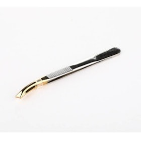 Tammia Slant Tweezer with Gold Tip 1