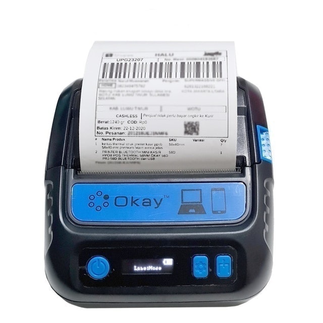 Okay  Printer Resi Label Pengiriman  1