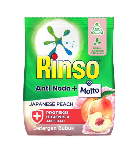 Unilever Rinso Molto Deterjen Bubuk Japanese Peach 1