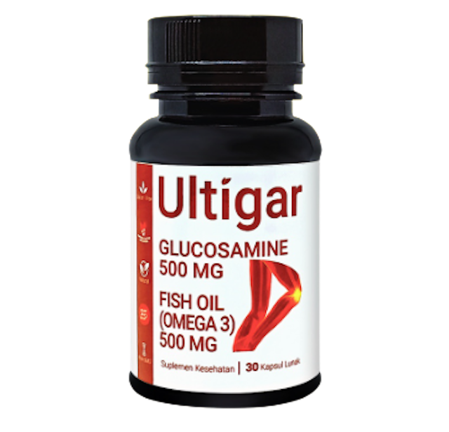 Ultigar Glucosamine Omega 3 Fish Oil 500 mg 1