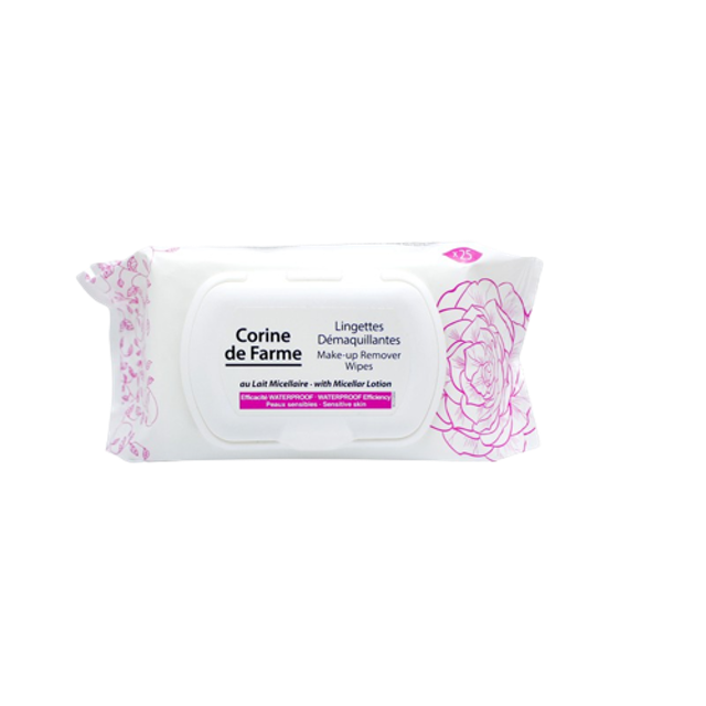 Corine de Farme Makeup Remover Wipes with Micellar Lotion 1
