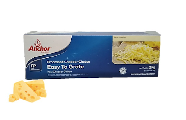 Fonterra Anchor Processed Cheddar Cheese Easy to Grate 1
