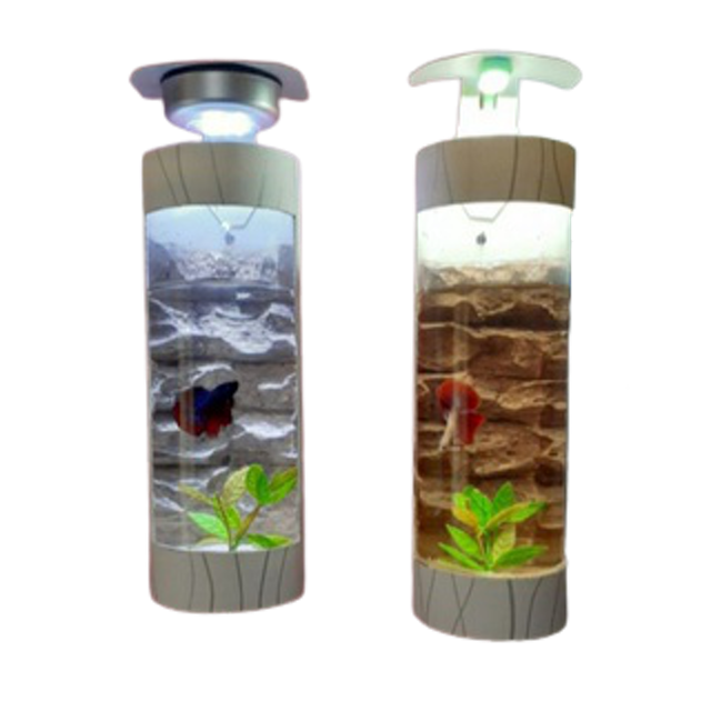 Aquarium Dinding Tabung Lampu LED 1