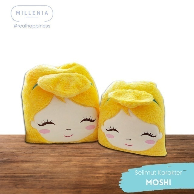 Millenia Moshi Selimut Bulu Karakter Anak 1