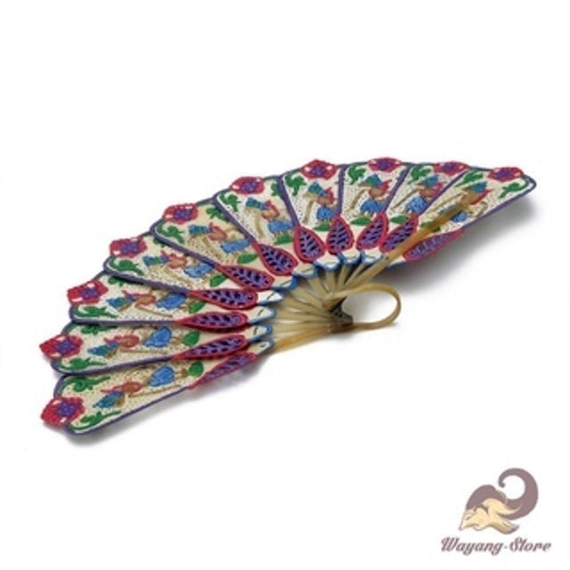 Kipas Kulit Motif Wayang 1