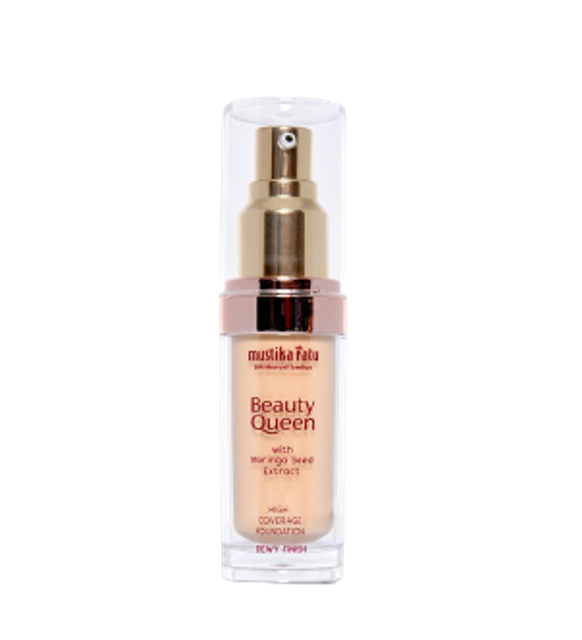 Mustika Ratu Beauty Queen High Cover Foundation Dewy Finish 1