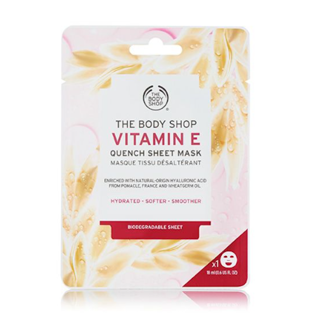 The Body Shop Vitamin E Quench Sheet Mask 1
