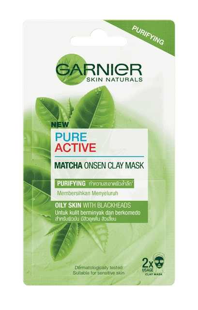 Garnier Pure Active Matcha Onsen Clay Mask 1