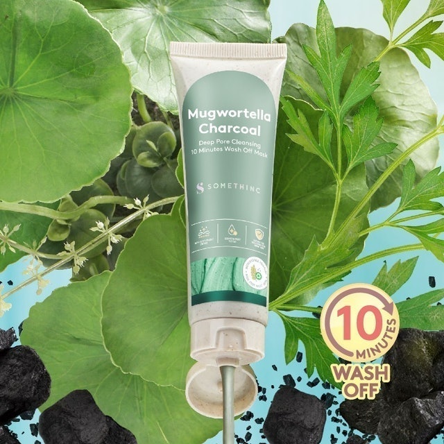 SOMETHINC Mugwortella Charcoal Deep Pore Cleansing 10 Minutes Wash Off Mask 1