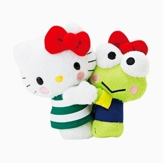 Sanrio Hello Kitty x Kero Kerokeroppi Plush Doll Set 1