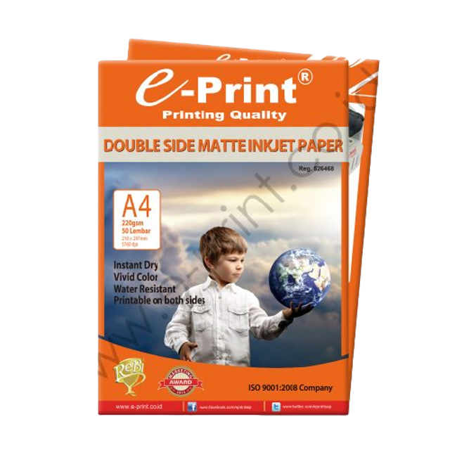 Sinar Asia Perkasa E-Print Double Side Matte Inkjet Paper 1