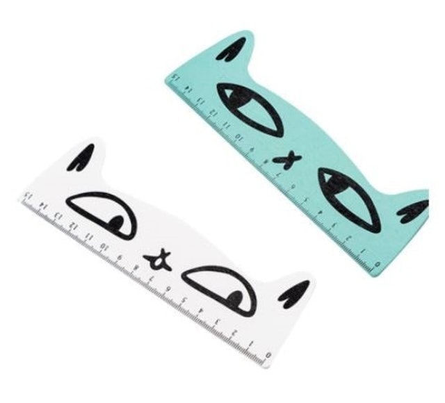Penggaris Kayu Motif Kucing Lucu 1