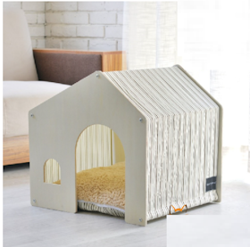 Rumah Anjing Desain Mewah Plus Bantal Lembut 1