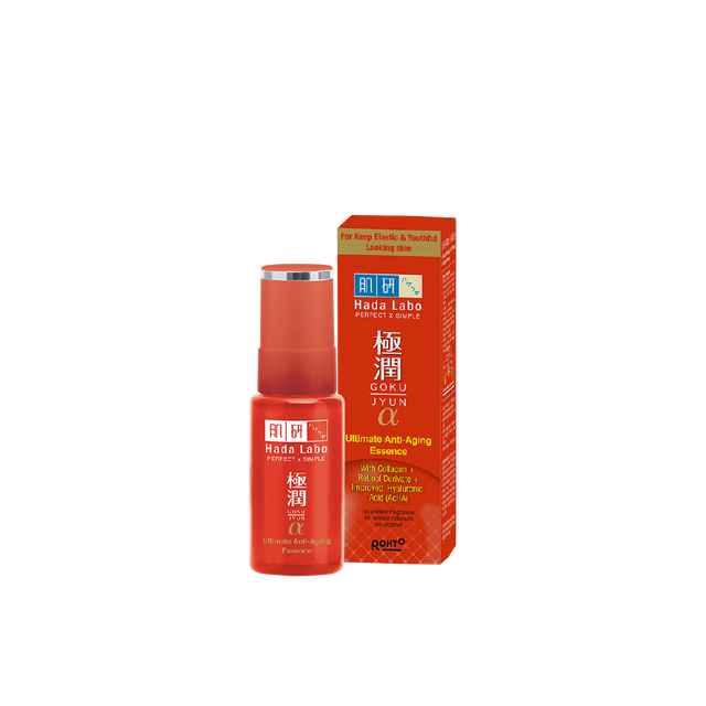 Rohto Hada Labo Gokujyun Alpha Ultimate Anti Aging Essence 1