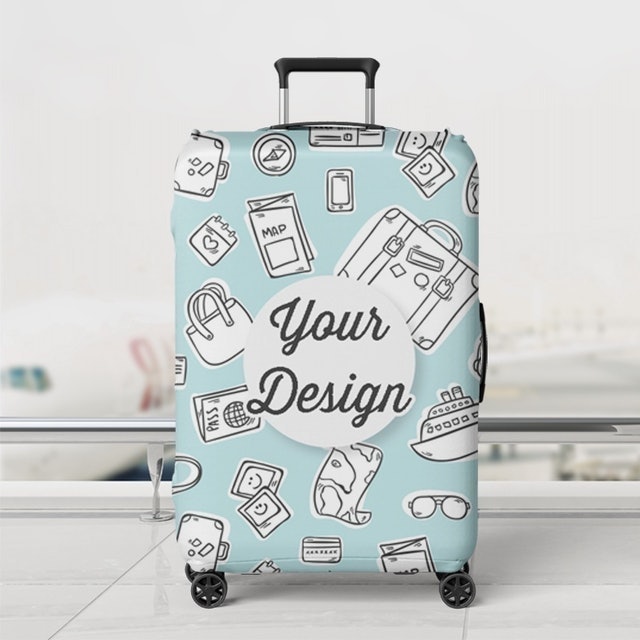 Luggage Cover Bebas Custom Desain 1