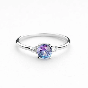 Whizliz Curated Royal Blue Gold Ring 1