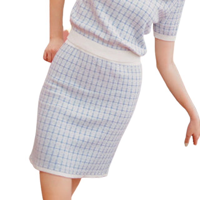 Lolliestory Crunchy Knit Mini Skirt 1