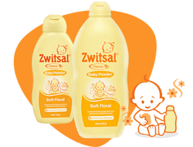 Unilever Zwitsal Baby Powder Classic Soft Floral 1