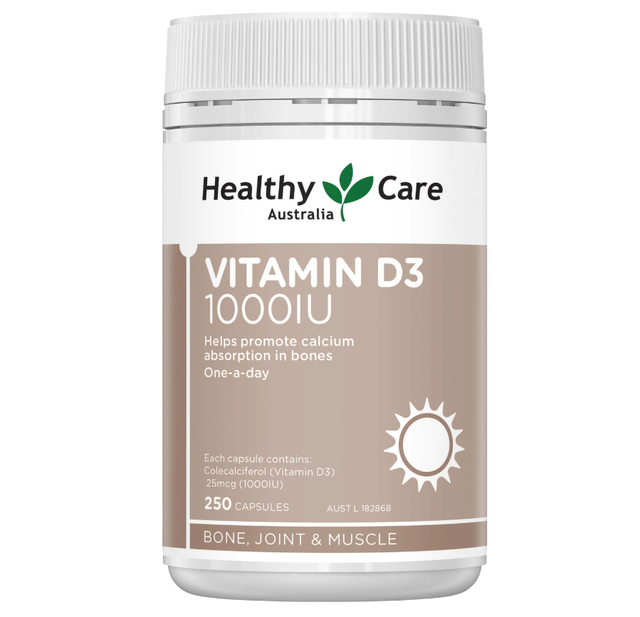 Healthy Care Vitamin D3 1000IU 1