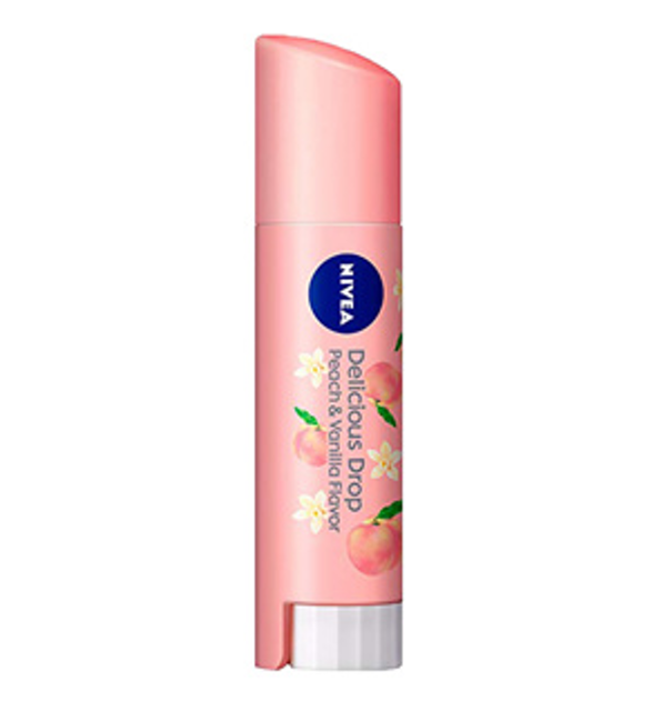 Beiersdorf NIVEA Flavor Lip Delicious Drop Peach Fragrance 1
