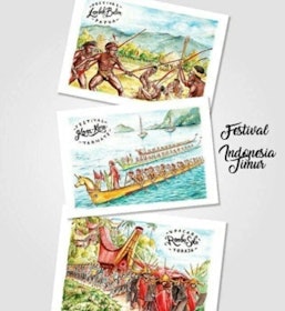 East Indonesian Festival Postcard 1