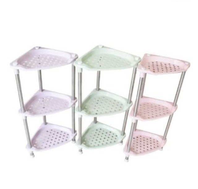 Unisoh Rak Sudut Minimalis 3 Susun Multifungsi 1