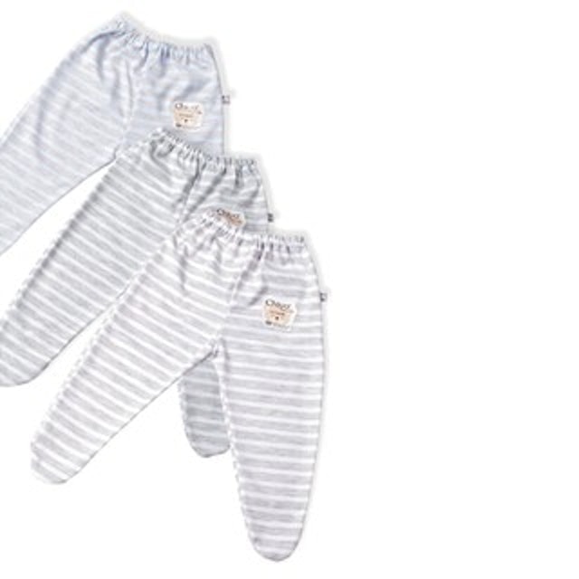 Chiyo Celana Bayi Tutup Kaki Motif Misty Stripe 1