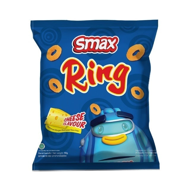 Mamee Indonesia Smax Ring Cheese Flavour 1