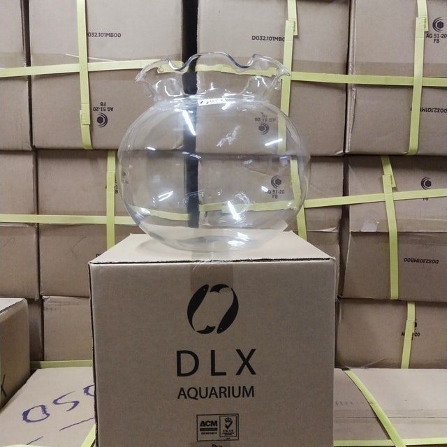 DLX Aquarium Shella Stoples Akuarium Bulat  1