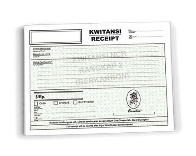 Bamboo Indo Makmur Kwitansi NCR 1/2 Folio (2 Ply) 1