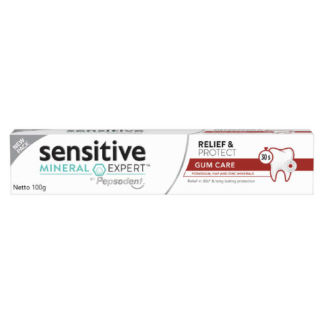 Pepsodent Sensitive Mineral Expert Relief & Protect Gum Care 1