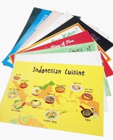 Kartu Pos Map Indonesia 1