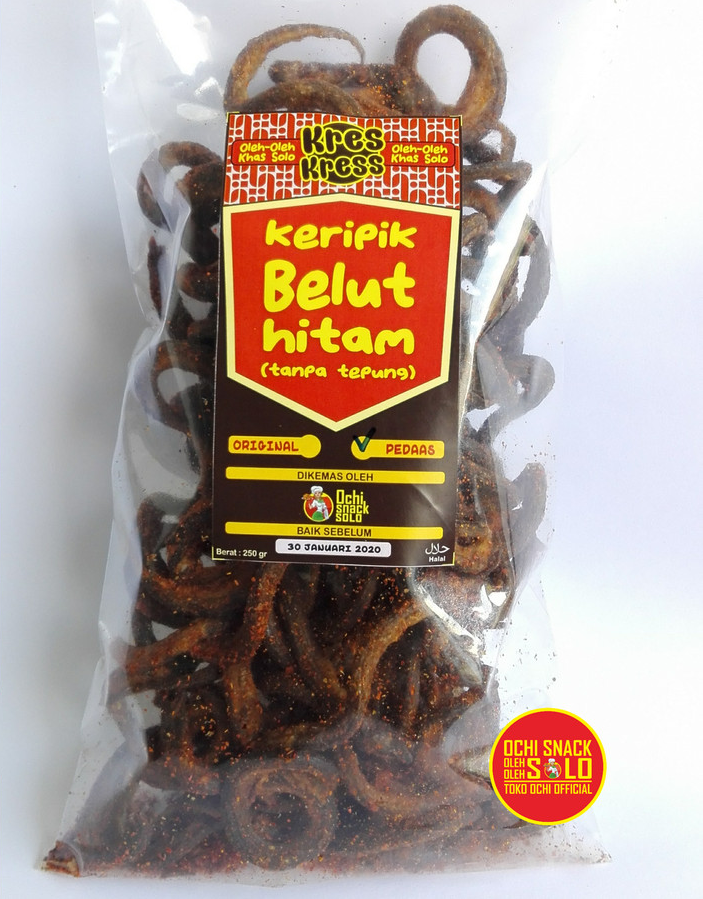Ochi Snack Keripik Belut Hitam Tanpa Tepung 1