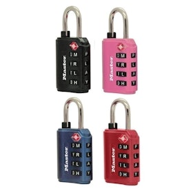 Master Lock Set Your Own WORD Combination TSA-Accepted Luggage Lock 1