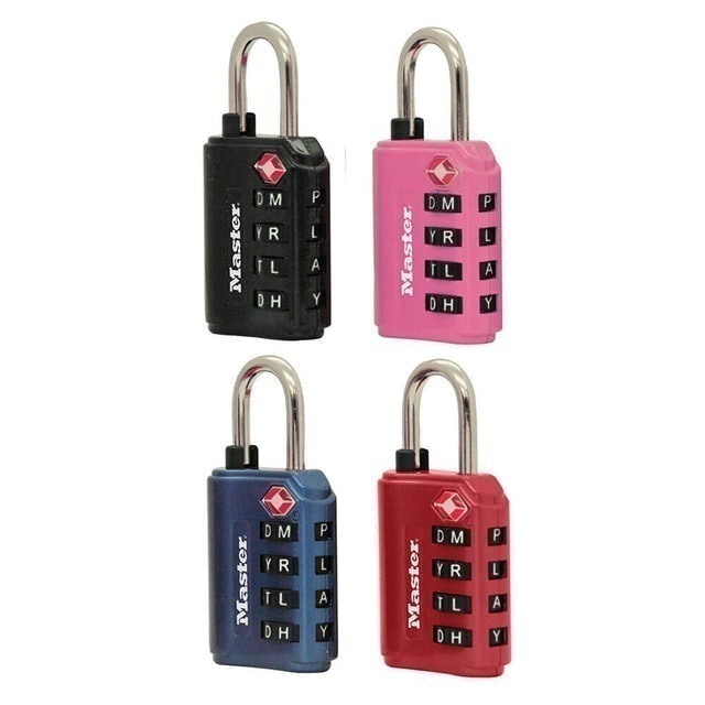 Master Lock  Set Your Own WORD Combination TSA-Accepted Luggage Lock  1