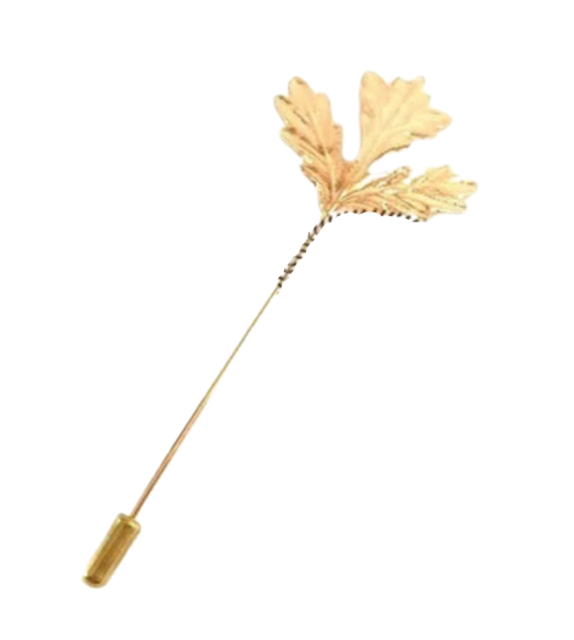 House of Cuff Golden Maple Lapel Pin 1