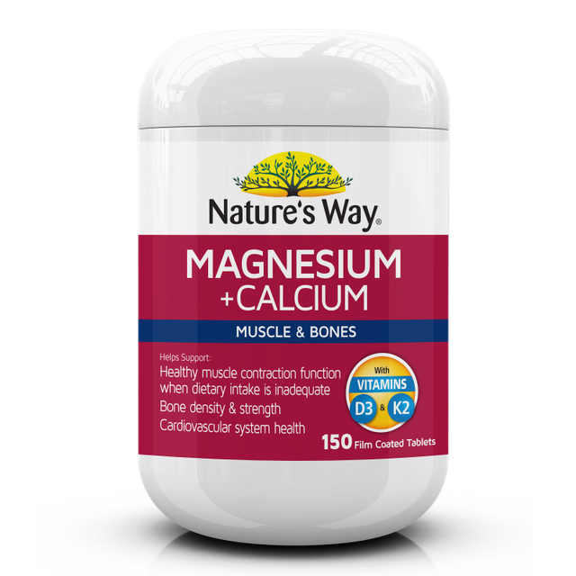 Nature’s Way Magnesium + Calcium 1