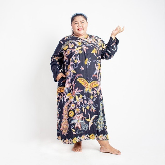 Batik Unggul Jaya Longdress Batik Cantik Extra Jumbo Motif 006 1