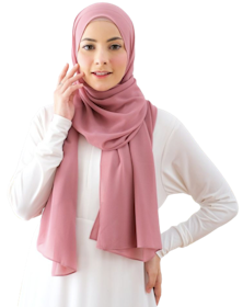 Nafisa Pasmina Cyra - Hijab Pashmina Warna Pastel Premium 1