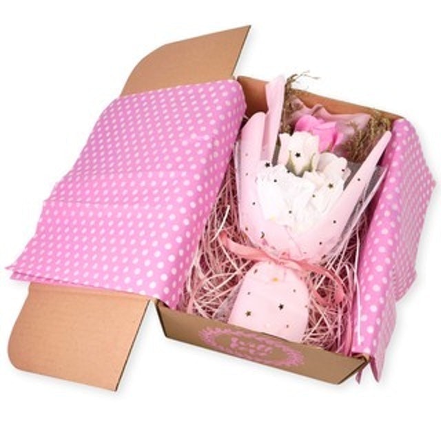 Scoop  Kado/Gift Buket Mawar Pink  1