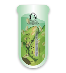Madame Gie Mini Ready Peel Off Mask Avocado & Oatmeal 1