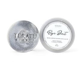 Teratu Beauty Bye Dirt Brush & Sponge Cleansing Soap with Coconut Oil 1