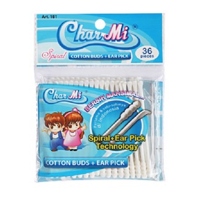 Char-mi Cotton Buds Earpick 36 pcs  1