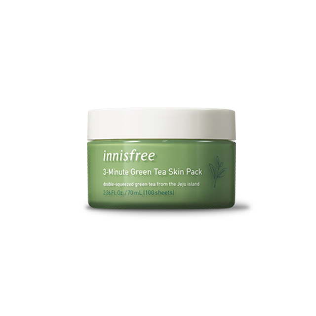 Innisfree 3-Minute Green Tea Skin Pack  1