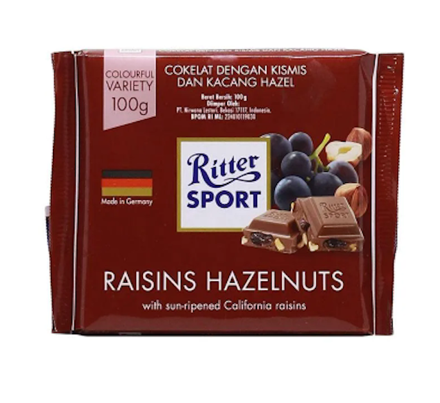 Ritter Sport Raisins Hazelnuts 1