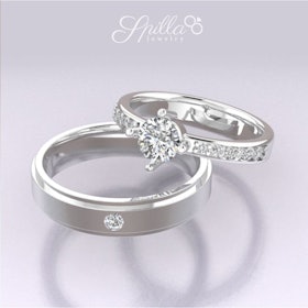 Spilla Jewelry Cincin Couple Cincin Perak Cincin Kawin CK-24 1