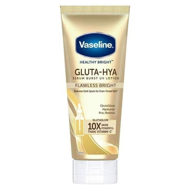 Unilever Vaseline Gluta-Hya Serum Burst Lotion Flawless Bright 1